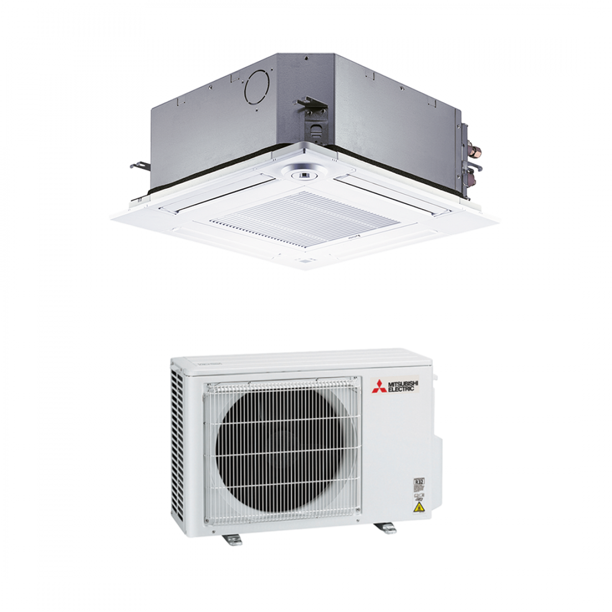 Mitsubishi Electric oras-oras kasetinis šilumos siurblys SLZ-M25FA+SLP-2FALM+SUZ-M25VA su keturkrypte kasetė šildymo galia 3,2kW, šaldymo 2,5 kW Freonas R410A Mitsubishi Electric oras-oras kasetinis šilumos siurblys SLZ-M25FA+SLP-2FALM+SUZ-M25VA su keturkrypte kasetė šildymo galia 3,2kW, šaldymo 2,5 kW Freonas R410A